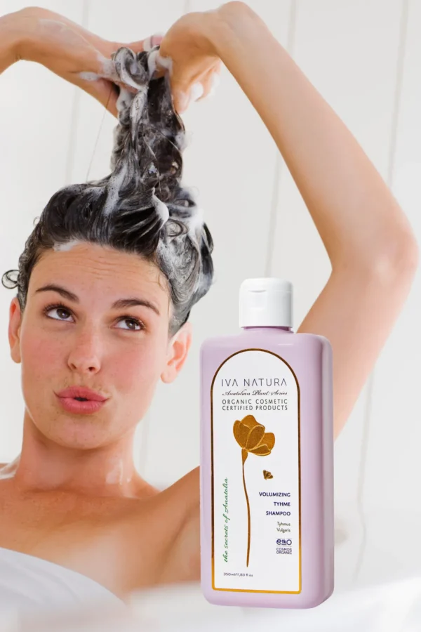 Iva Natura Volumengebendes Thymian-Shampoo 350ml - Image 3