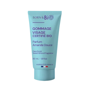 Born to Bio Bio Gesichtspeeling Süßmandel 50ml COSMOS ORGANIC Ecocert Jojoba
