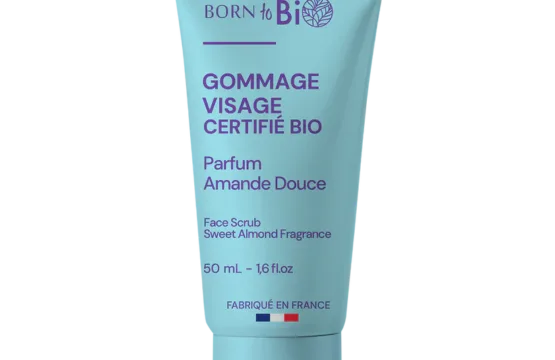 Born to Bio Bio Gesichtspeeling Süßmandel 50ml COSMOS ORGANIC Ecocert Jojoba