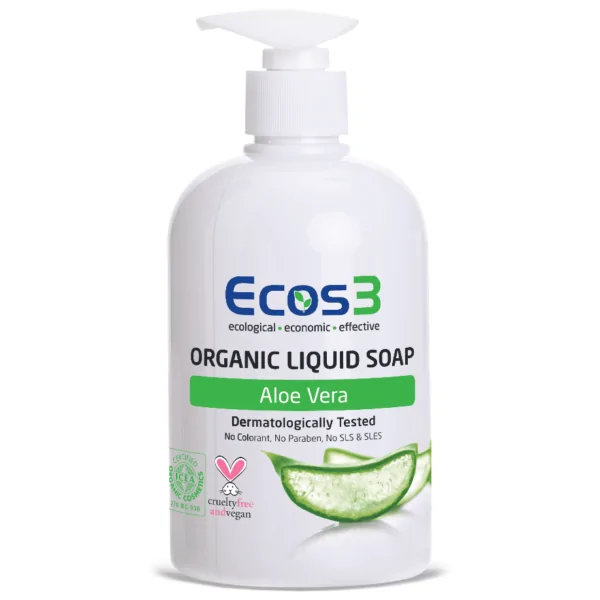 Organic Liquid Soap - Aloe Vera (500 ml)