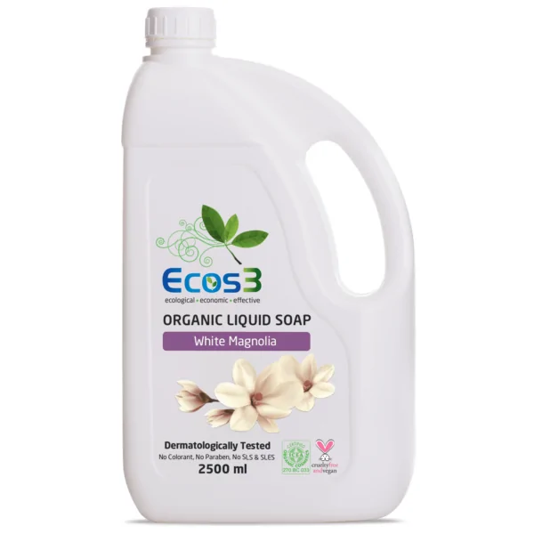 Organic Liquid Soap - White Magnolia (2.5 liters)