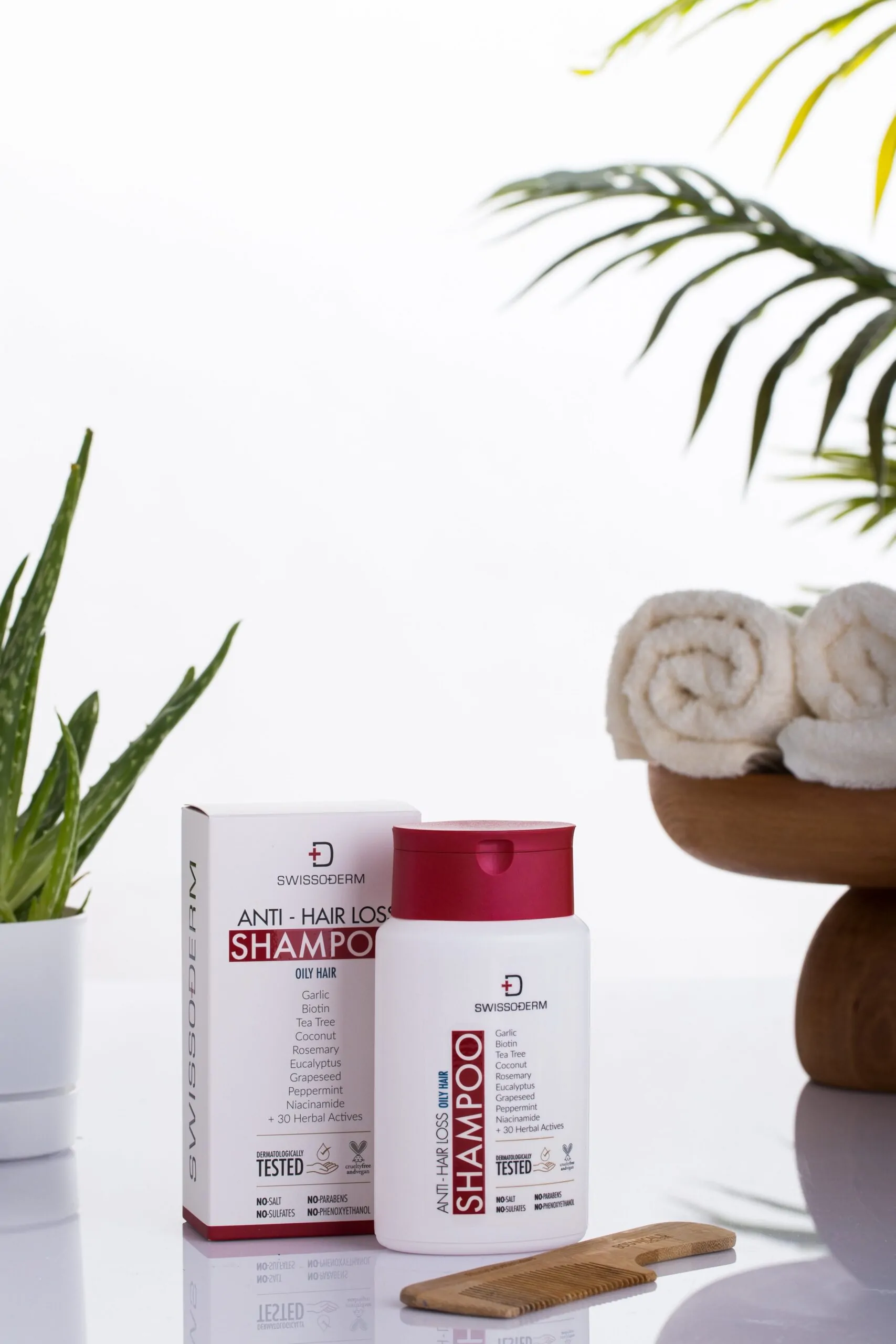 SWISSODERM ANTI - HAARAUSFALL SHAMPOO FETTIGES HAAR 300ml - Image 2