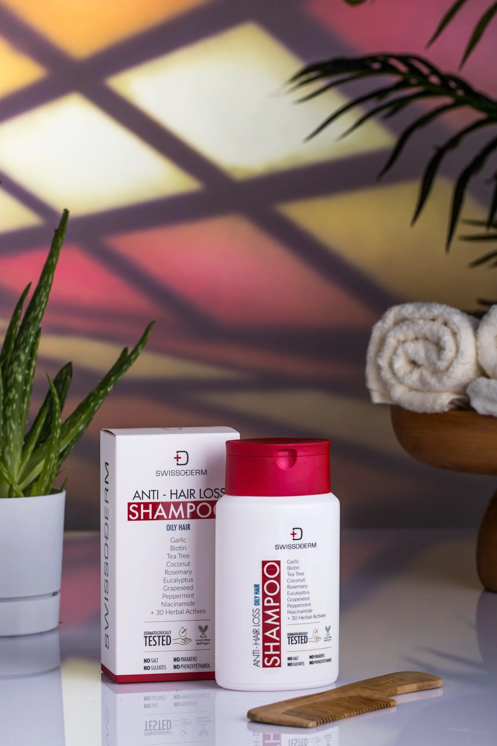 SWISSODERM ANTI - HAARAUSFALL SHAMPOO FETTIGES HAAR 300ml - Image 3