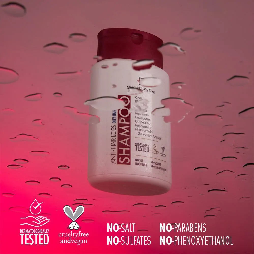 SWISSODERM ANTI - HAARAUSFALL SHAMPOO FETTIGES HAAR 300ml - Image 1