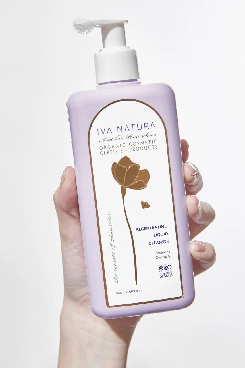 Iva Natura Regenerierende Flüssig-Reinigungsmilch 350ml - Image 2